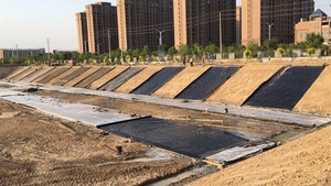 河北黄骅城市绿化蓄水池防渗